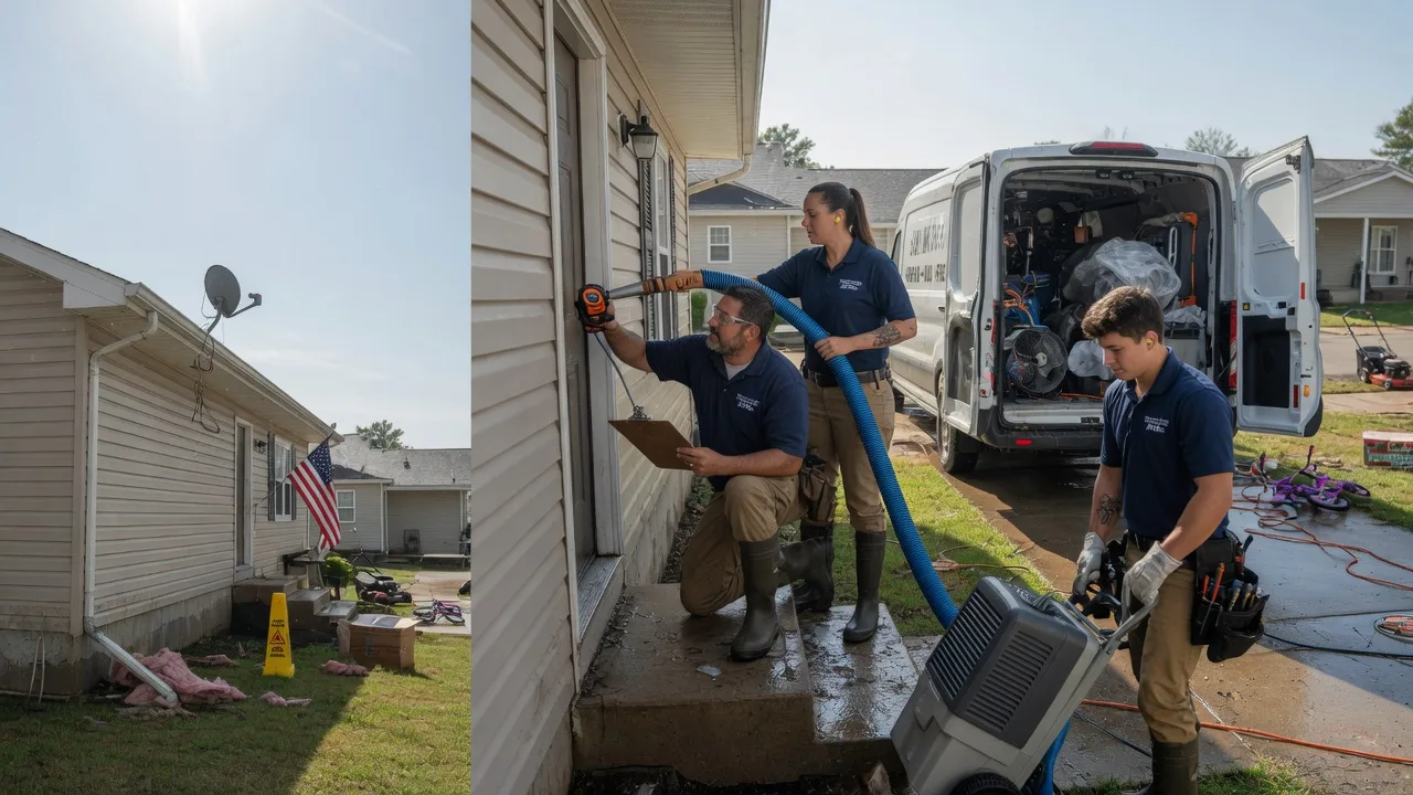 Ceiling Water Damage Restoration in Sadler, TX near me